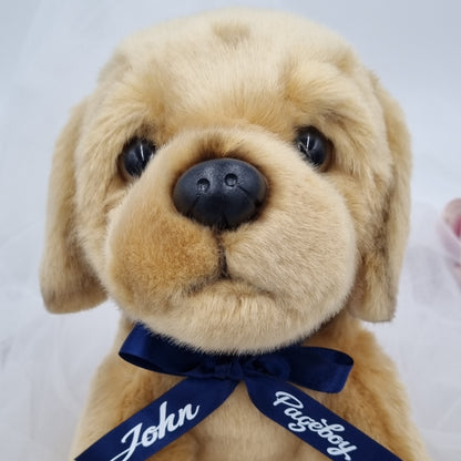 Personalised Pageboy Flowergirl Teddy Dog