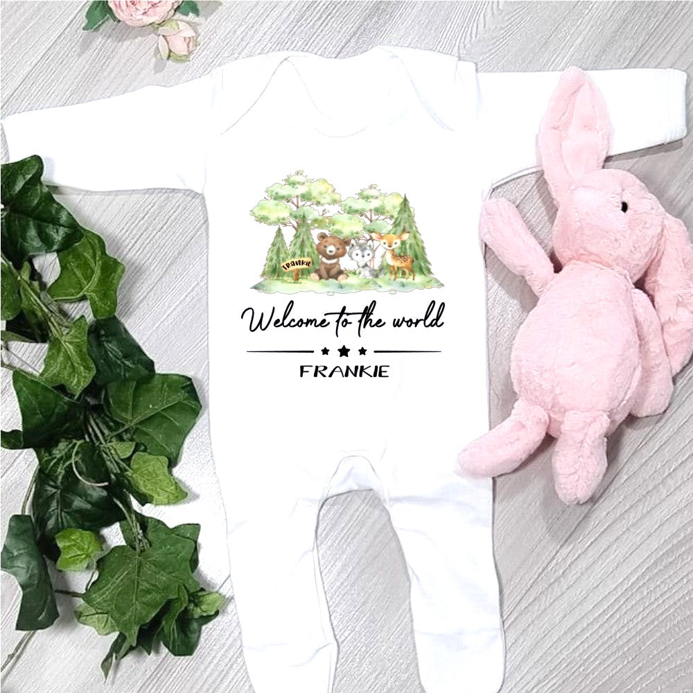 Woodland Babygro