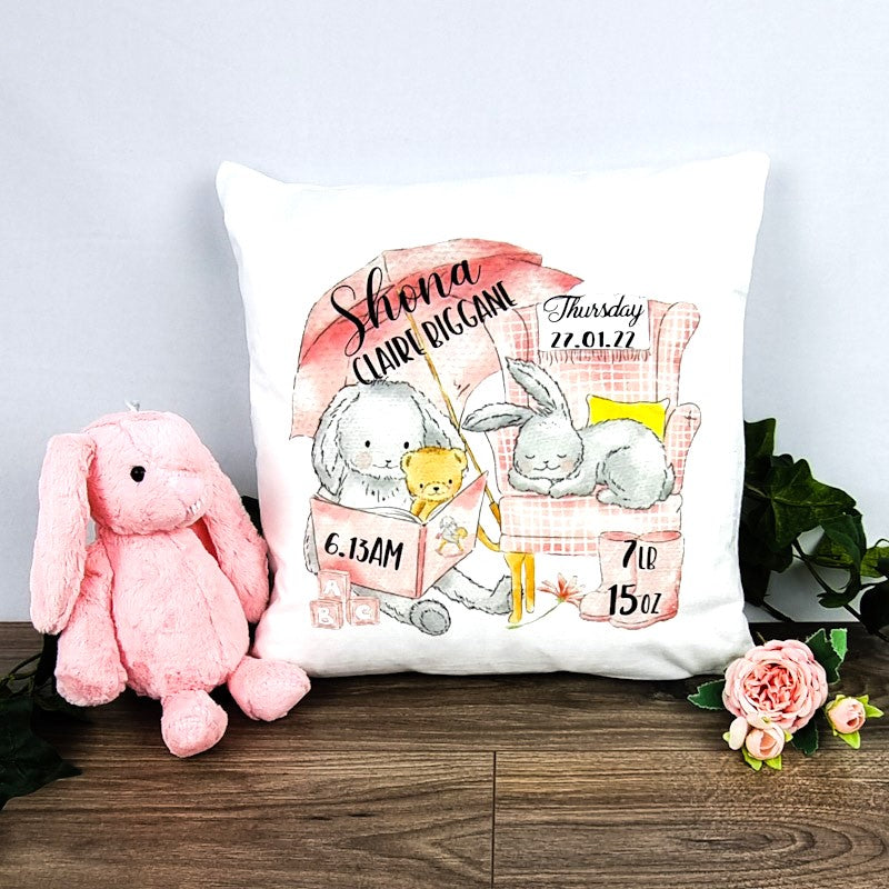 Personalised baby clearance cushion