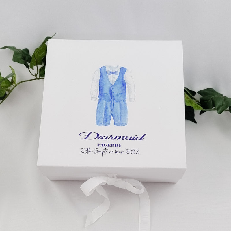 Pageboy personalised gift box